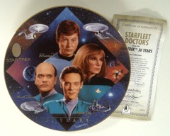 RJP072: Star Trek: 30 Years Plate Collection: Starfleet Doctors: The Hamilton Collection: 3924B