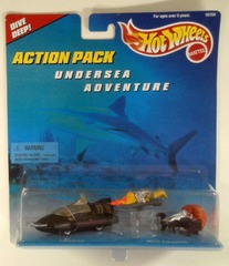 RJ0991: Hot Wheels: Action Pack: Undersea Adventure: Mattel: 16154: 1996: NIB