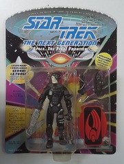 RJ6430: ERROR: Star Trek: The Next Generation: Borg Figure on LaForge card: Playmates: 6015: 1992
