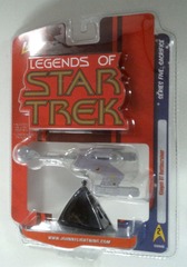 RJ0893:  Legends of Star Trek: Klingon D7 Battlecruiser: White Lightning: Johnny Lightning: 2008