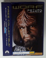 RJ0581: Star Trek: Worf: Return to Grace Collection w/ Exclusive Figure: Playmates: 154326: 1997