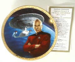 RJP033: Star Trek: The Power of Command Plate Collection: Captain Picard & The U.S.S. Enterprise NCC-1701-D: The Hamilton Collection: 2972D