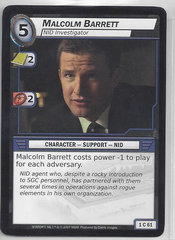 Malcolm Barrett Nid Investigator - 1C61 - Common