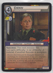 Chekov Russian Envoy - 1R34 - Rare