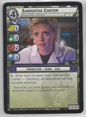 Samantha Carter Scientific Genius - 1R103 - Rare