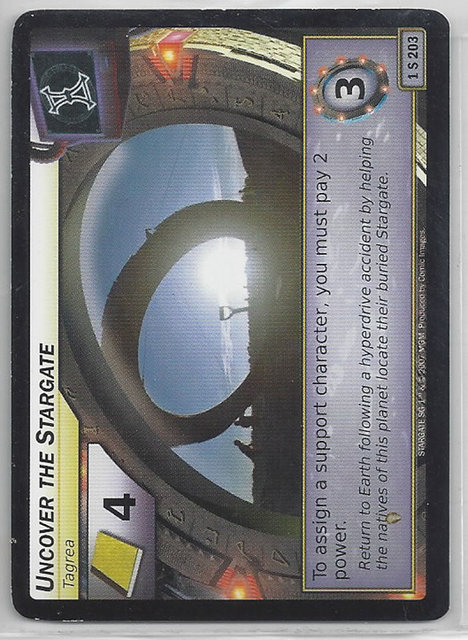 Uncover The Stargate - 1S203 - Starter