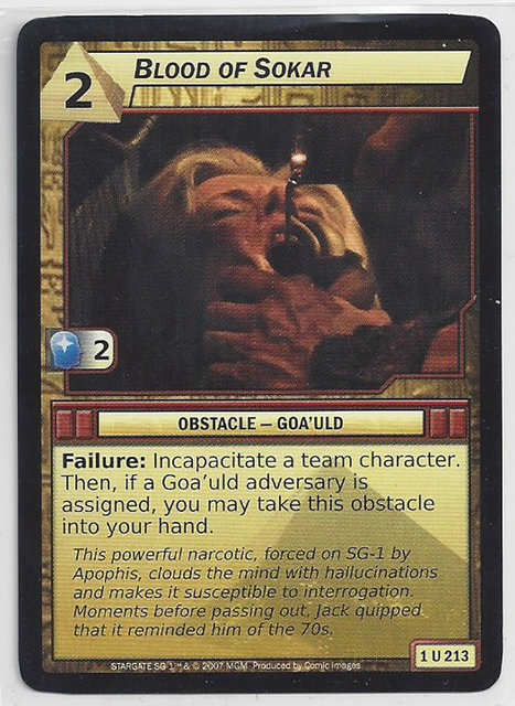 Blood Of Sokar - 1U213 - Uncommon