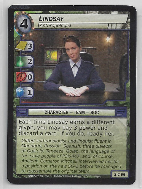 Lindsay Anthropologist  - 2C96 - Common