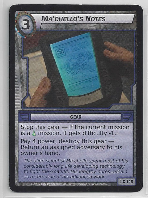 Machello'S Notes - 2C148 - Common