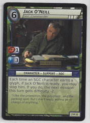 Jack O'Neill Sgc Commander - 2R51 - Rare