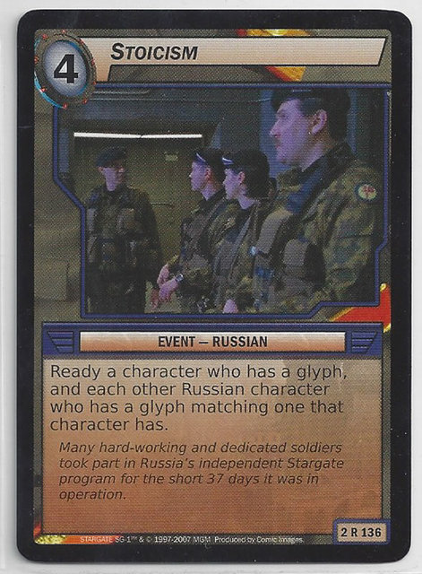 Stoicism - 2R136 - Rare