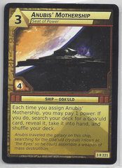 Anubis Mothership Seat Of Power - 3R221 - Rare