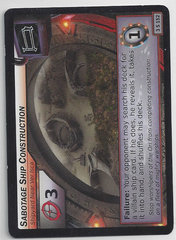 Sabotage Ship Construction - 3S152 - Starter