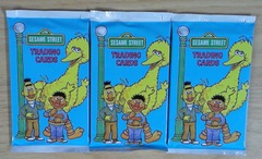 3x Sesame Street Trading Cards Packs: READ DESCRIPTION