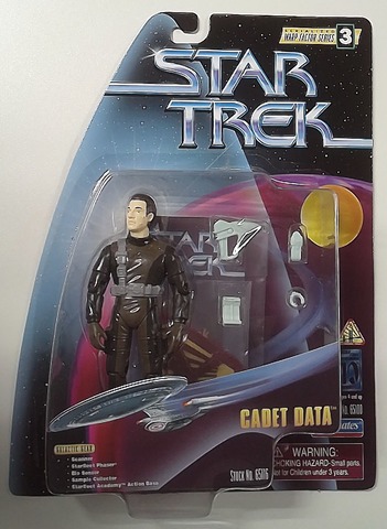 RJ6253: Star Trek: Cadet Data: Playmates: 65116: 1997