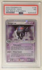 V0126: 2004 Gengar EX - 108/112 - Holo - Fire Red & Leaf Green - PSA: 7: NM: 62553538