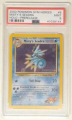 V0165: 2000 Misty's Seadra - 9/132 - Holo - Prerelease - PSA: 9: MINT: 41038144