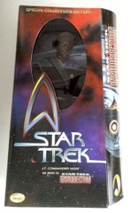 RJ0387: Star Trek: Special Collector's Edition: Lt. Commander Worf: Playmates: 65073: 1998: NIB