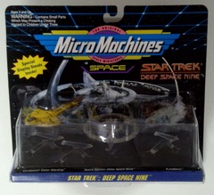 RJ0825: Star Trek: Deep Space Nine: Micro Machines: Space: 3Pack: Galoob: 65825: 1993: NIB