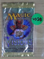 EMPTY BOOSTER PACK: Magic The Gathering: Visions: V028