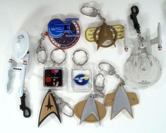 RJ0772: Bundle of 9: Misc. Star Trek: Key Chains