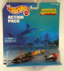 RJ0998: Hot Wheels: Action Pack: Undersea Adventure: Mattel: 16154: 1997: NIB