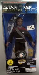 RM0063: Star Trek: Collector Series: Lieutenant Commander Worf in Deep Space Nine Uniform: Playmates: 6295: 1995