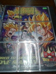 DBZ Android Saga Advertisement 9 Card Puzzle Set