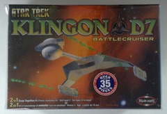 RJ0084: Star Trek: Klingon D7: Battlecruiser: Model Kit: Polar Lights: 4202: 2004: NIB