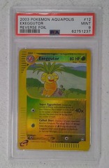 V0334: 2003: Exeggutor: 12/147: Aquapolis: Reverse Holo Rare: PSA: 9: Mint: 62751237