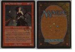 Jeska, Warrior Adept: V0493: Signed/Autographed: RK Post: Black