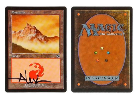 Mountain: V0625: Signed/Autographed: Rob Alexander: Black