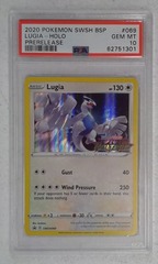 V0516: 2020: Lugia: SWSH069: Prerelease: Holo Promo: PSA: 10: GEM MT: 62751301