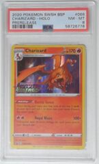 V0029: 2020 Charizard - SWSH066 - Prerelease - Holo Rare - SWSH: PSA: 8: NM: 58726778