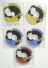 RJ1161: Set of 5 Startrek.net Promo Mini-CDs: Paramount: 2003