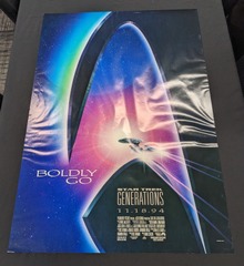 RJ0182: Star Trek: Generations: Boldly Go: Movie Poster