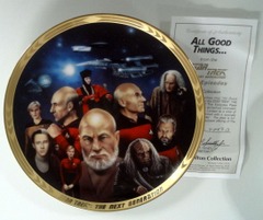 RJP026: Star Trek: The Next Generation Episodes Plate Collection: All Good Things...: The Hamilton Collection: 4988B