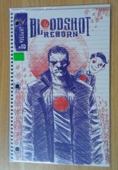 C0131: Bloodshot Reborn: #10: 1:00 Variant - Jeff Lemire : 9.0 NM-