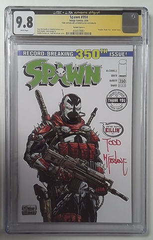 C0577: SIGNED: Spawn: #350: CGC Universal Grade: 9.8