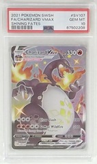 V0996: 2021: CHARIZARD VMAX: SV107/SV112: PSA: SHINING FATES: 10: GEM MT: 87502208