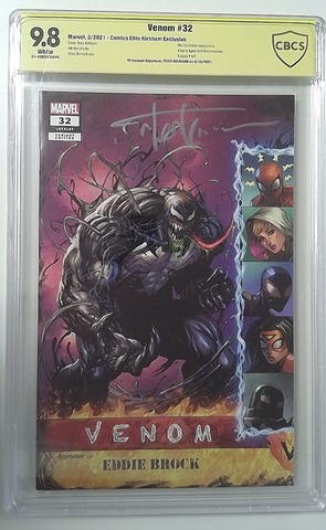 C0575: SIGNED: Venom: #32: CGC Universal Grade: 9.8