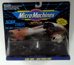 RJ0826: Star Trek: Deep Space Nine: Micro Machines: Space: 3Pack: Wrong Ships: Galoob: 65825: 1993: NIB