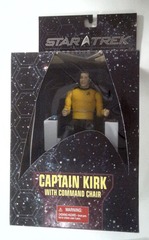 RJ0243: Star Trek: 40th Anniversary: Captain Kirk with Command Chair: Art Asylum / Diamond Select: 2006: NIB