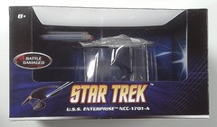 RJ1158: ERROR: Star Trek: Hot Wheels: U.S.S. Enterprise NCC-1701-A BD Box w/ NX-01 Ship: Mattel: P8522: 2009