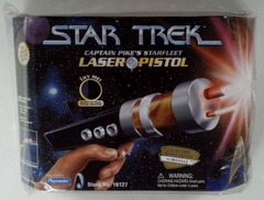 RJ0131: Star Trek: Captain Pike's Starfleet Laser Pistol: Playmates: 16127: 1997: NIB