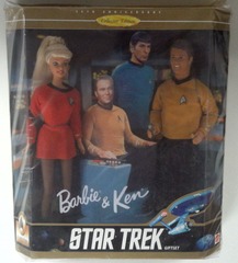 RJ0789: Star Trek: 30th Anniversary Barbie & Ken Giftset: Mattel: 15006: 1996: NIB