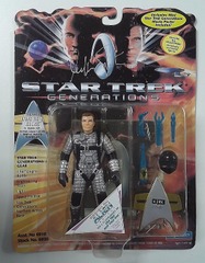 RJ1296: AUTOGRAPH: Star Trek: Generations: James T. Kirk: Playmates: 6930: 1994