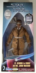 RJ0364: Star Trek: Starfleet Command: Lt. Geordi La Forge as Dr. John Watson: Playmates: 65606: 1999: NIB