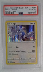 V0514: 2020: Lugia: SWSH069: Prerelease: Holo Promo: PSA: 10: GEM MT: 62751303