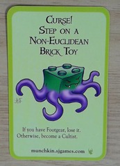 Curse! Step On A Non-Euclidean Brick Toy: Munchkin Cthulhu: Promo